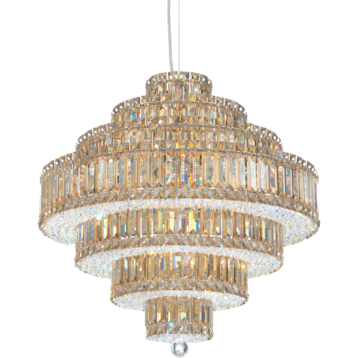 Art Deco Crystal Pendant Light / Clear Radiance