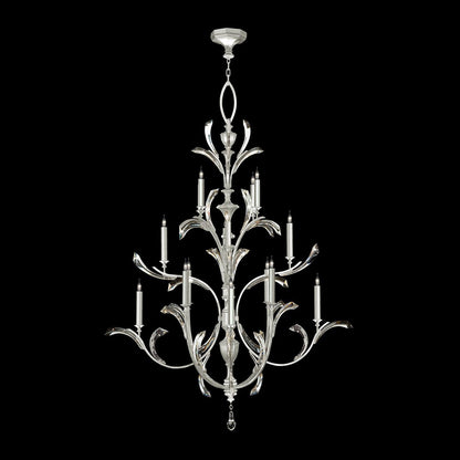 Fine Art Beveled Arcs 56" Chandelier / Muted Gold