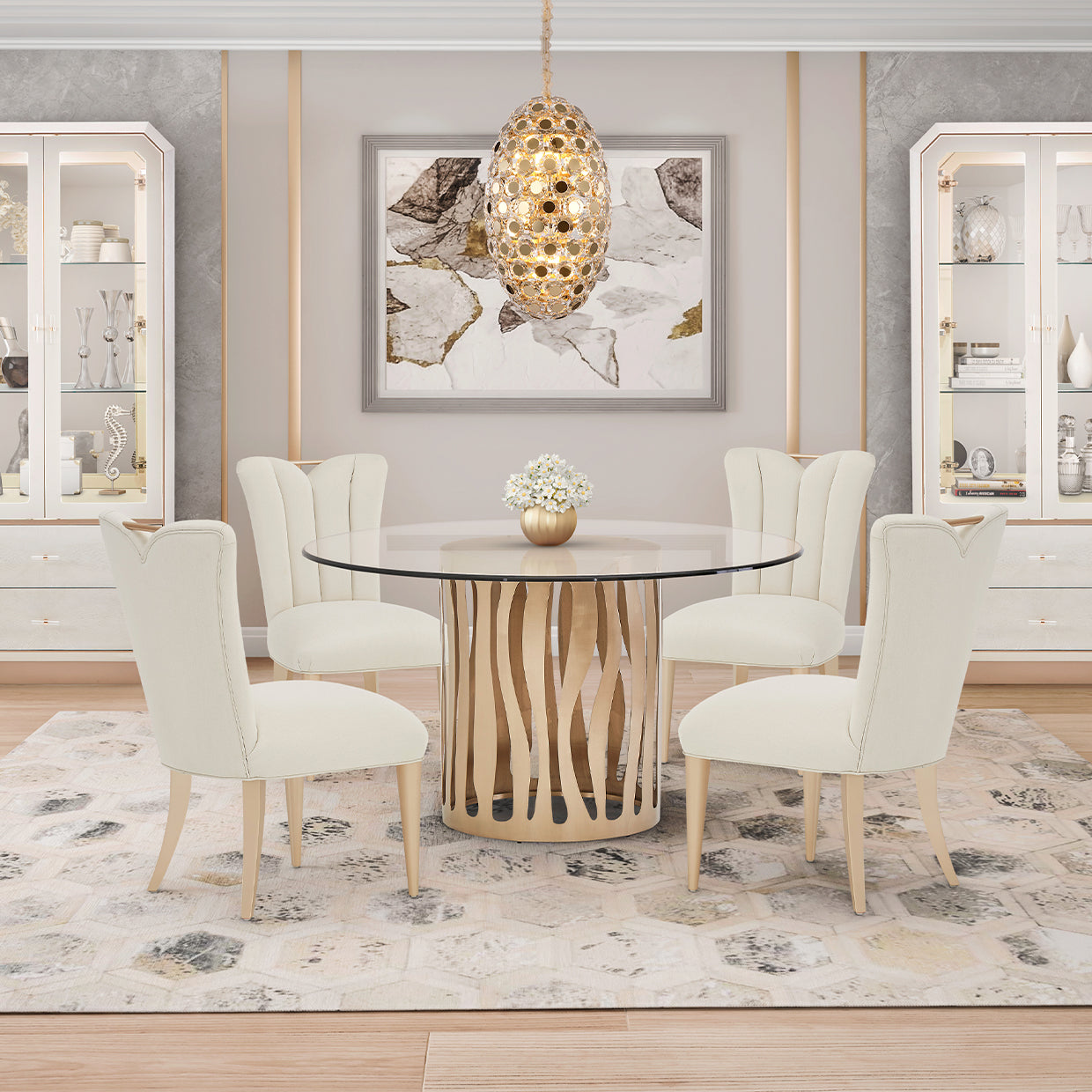 Gold 14-Light Chandelier