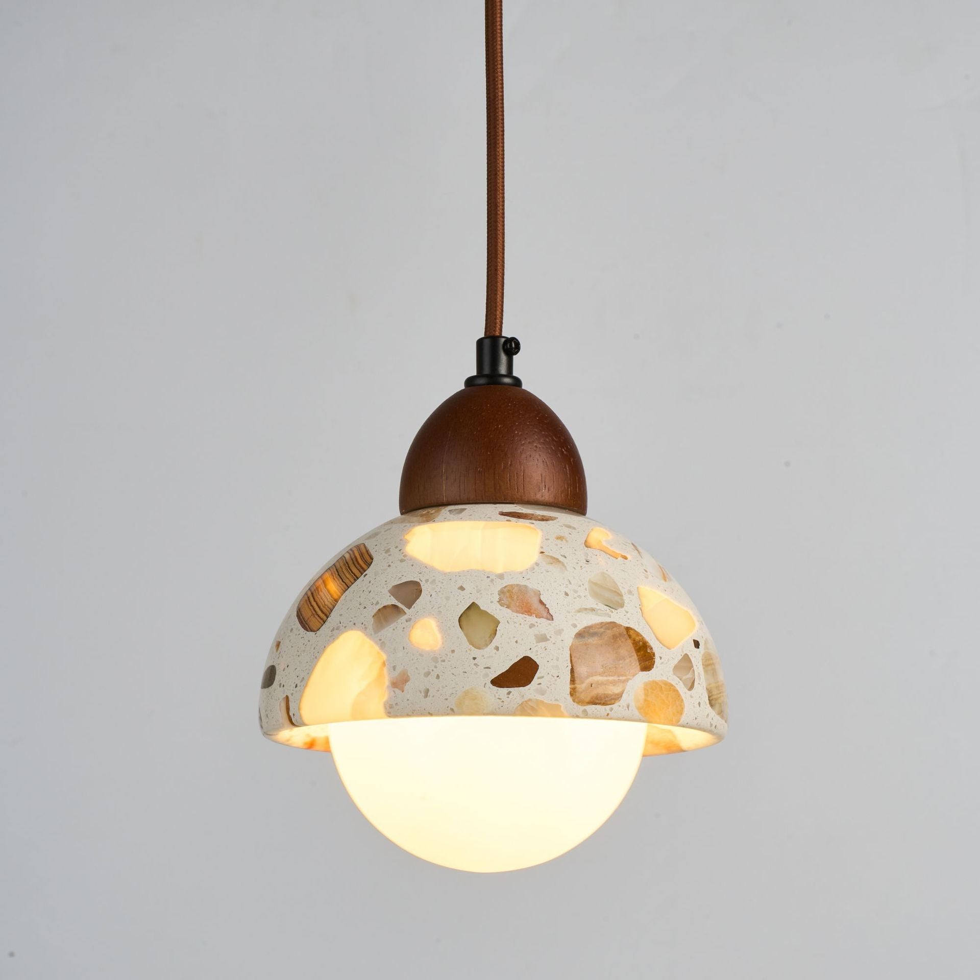 Nordic Stone Pendant Light / LED Warm Light / Type B