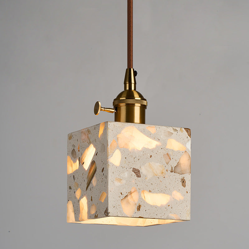 Nordic Stone Pendant Light / LED Warm Light / Type C